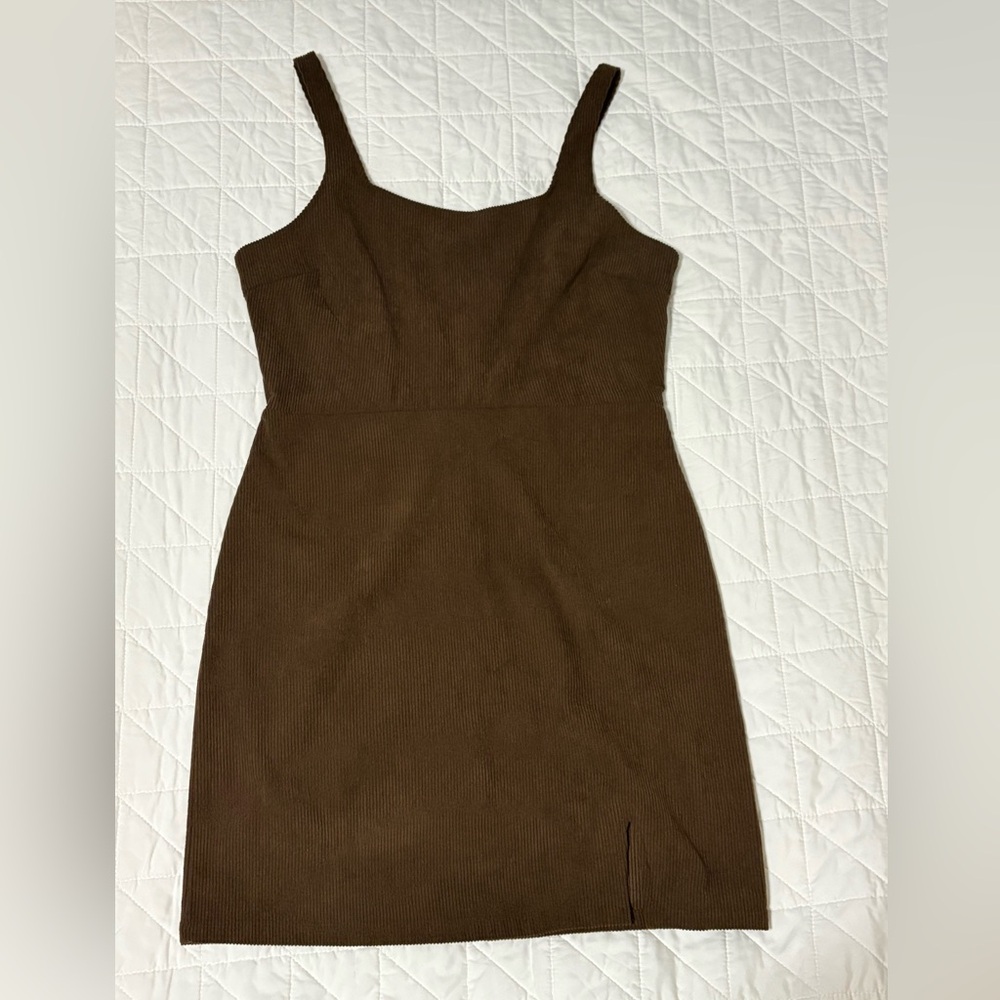 Riley & James Brown Corduroy Mini Dress | Juniors XL (Fits like Women's M)